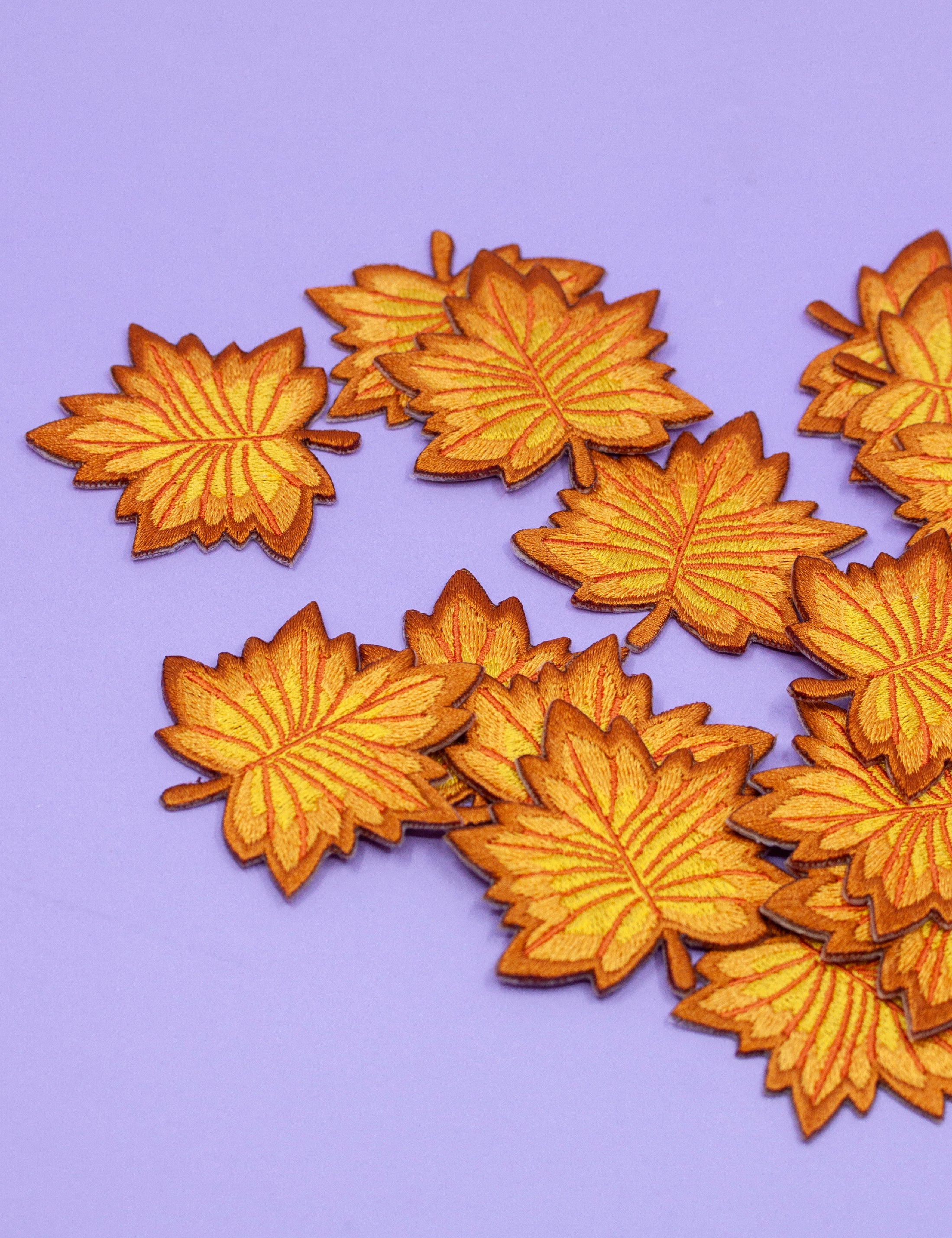 Fall leaves Patch set