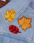 Fall leaves Patch set