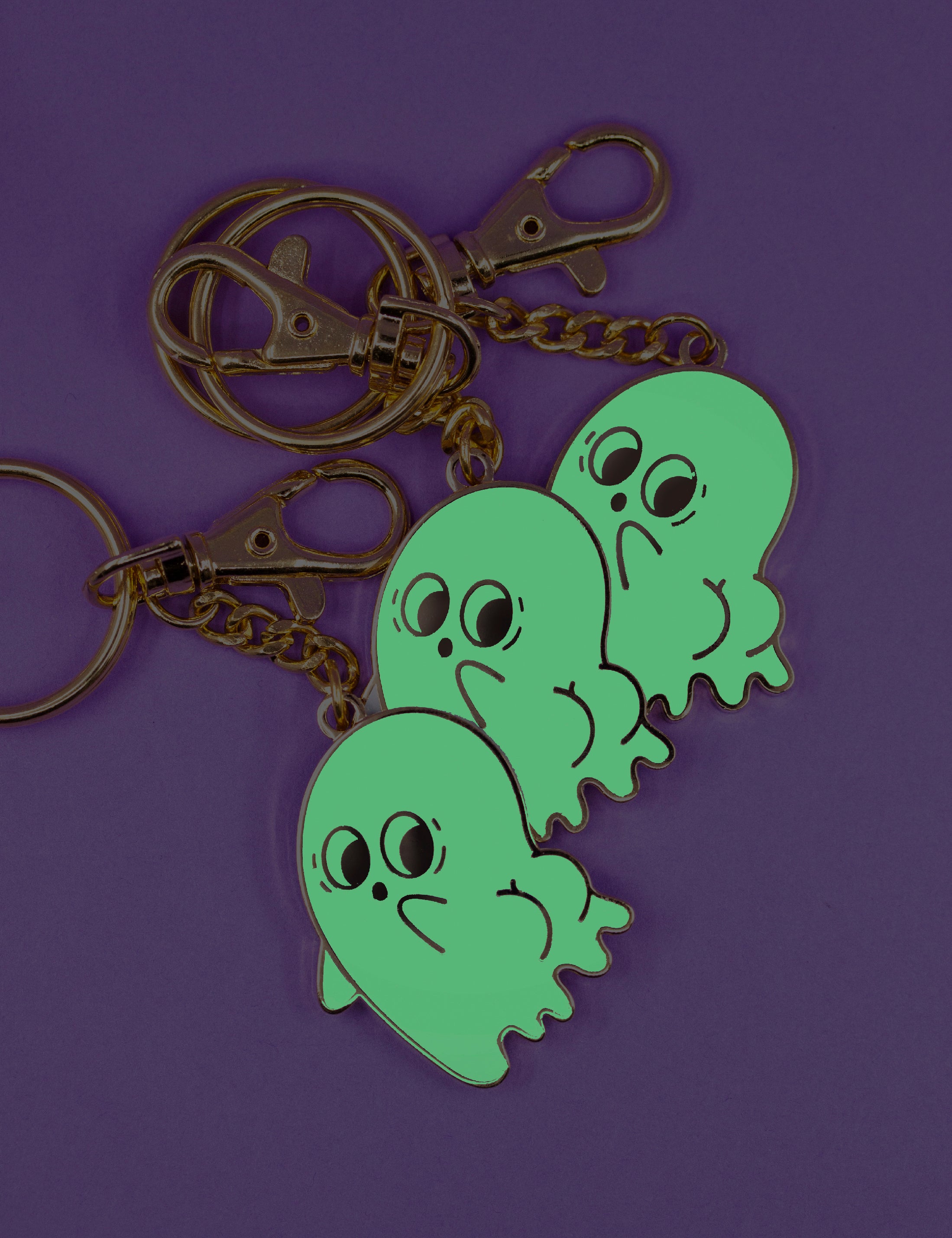 B0oOo-tiful ghost Keychain