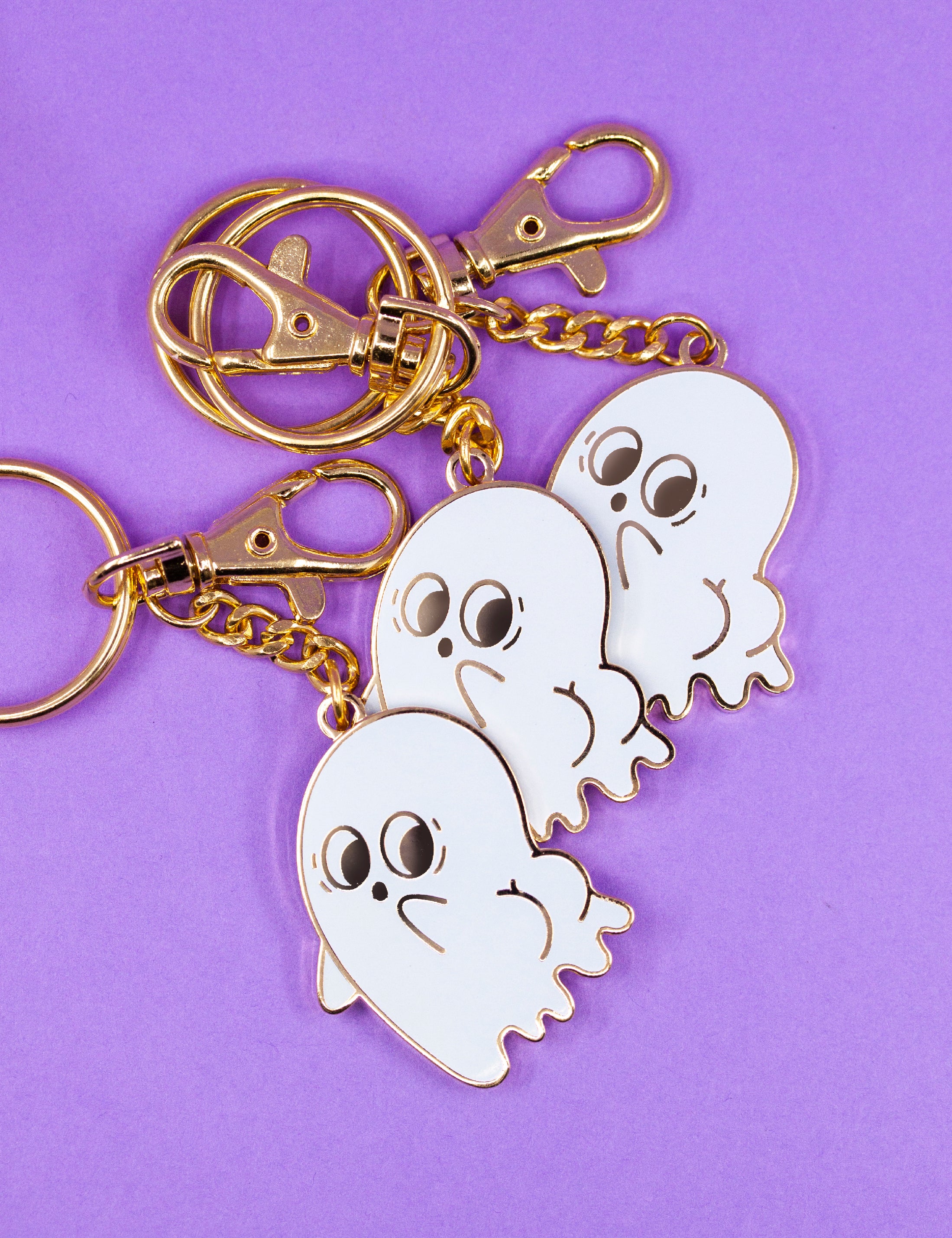 B0oOo-tiful ghost Keychain