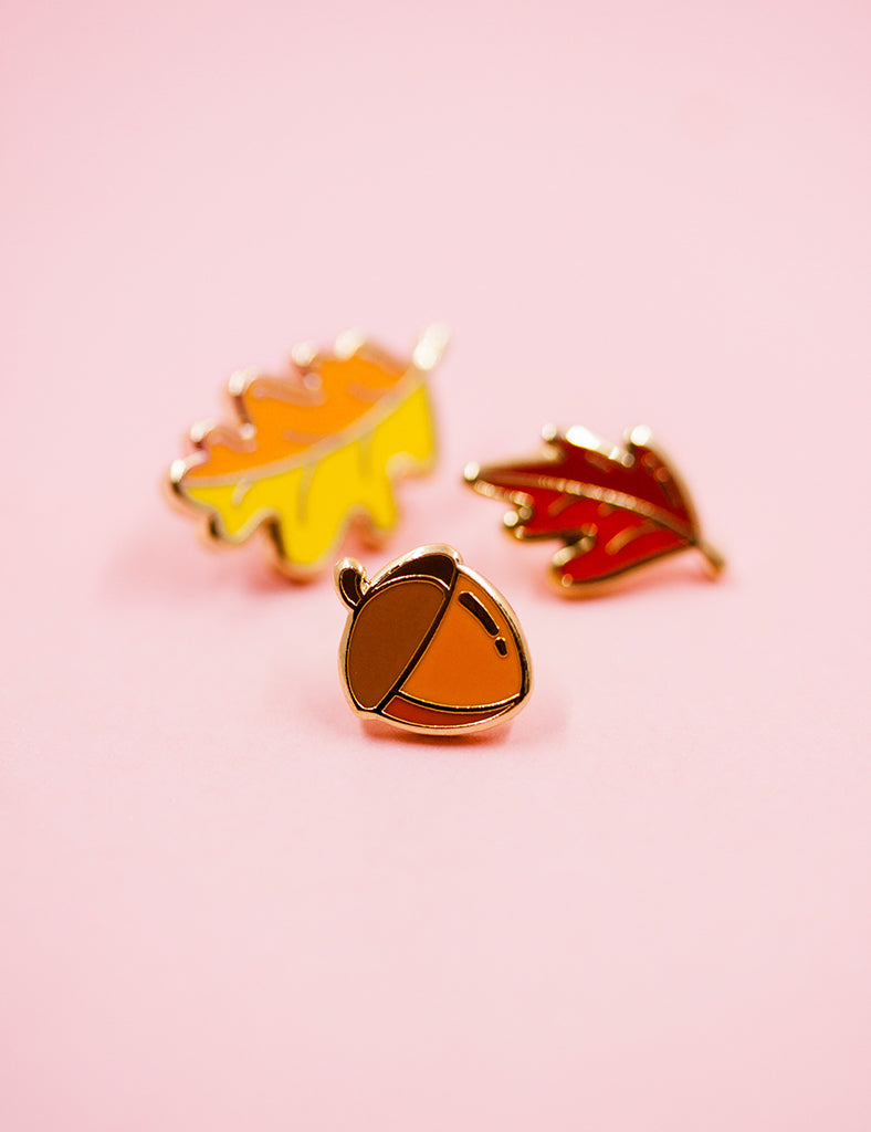 Fall leaves PIN Set