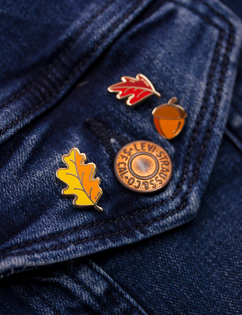 Fall leaves PIN Set