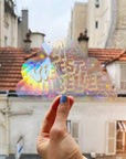 La vie est belle Suncatcher Decal