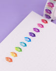 Multicolor gems Washi tape